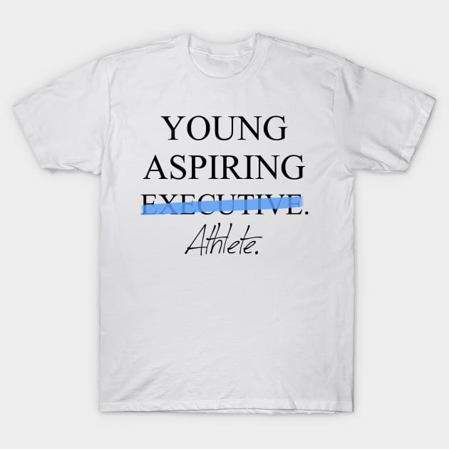 Young Aspiring Athlete T-Shirt by Pixhunter